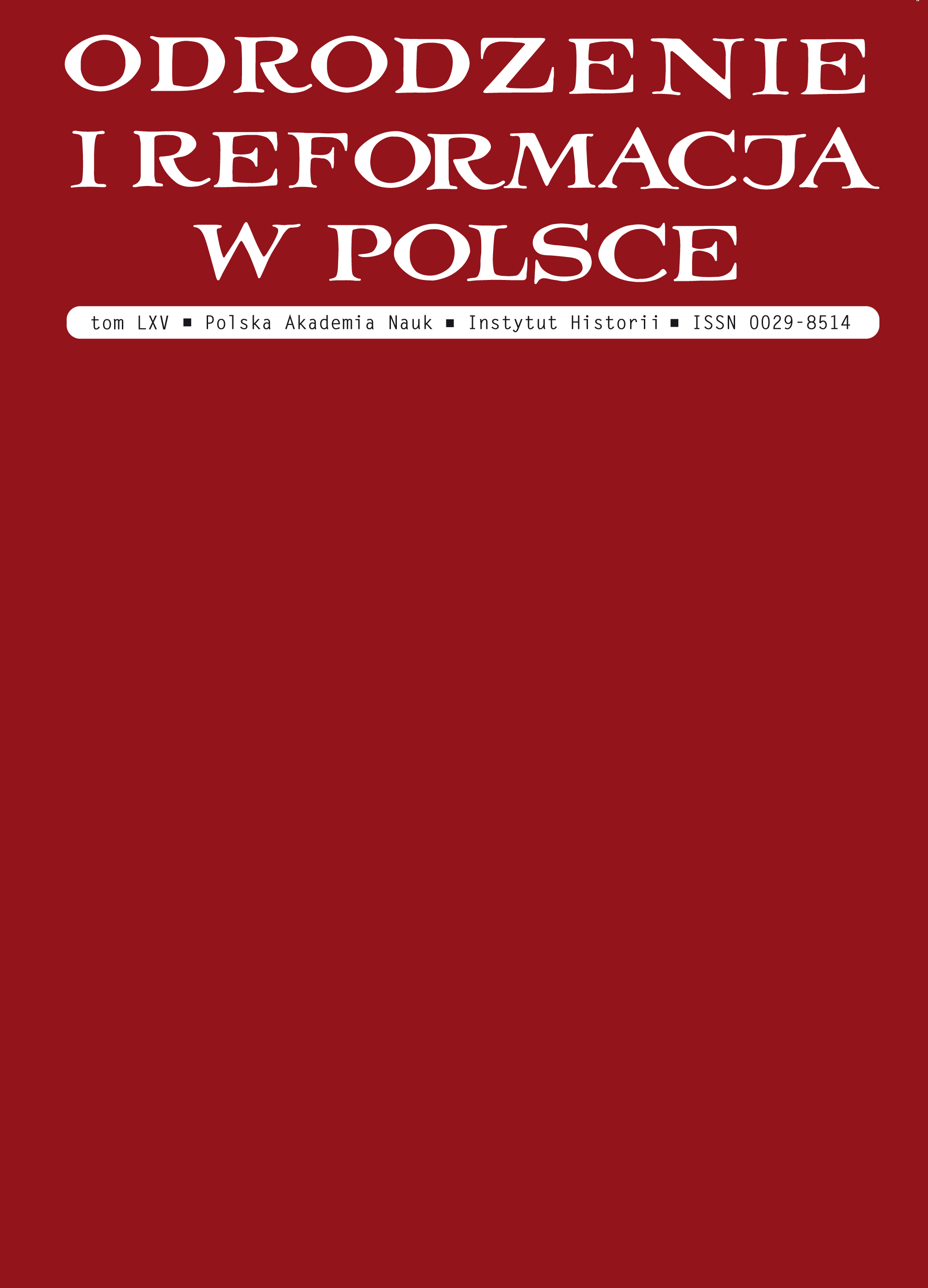 In Search of the Oldest Polish Stemma – Questions and Suggested Answers Cover Image