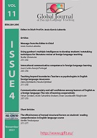 Intercultural communicative competence in foreign language learning Cover Image