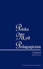 Polish Pedagogy in the Early 20th Century: The Emergence of the Concept of Children’s Rights Cover Image