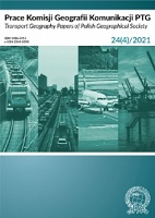 6th International Scientific Conference „Problems and challenges of transport geography” in Cracow (25-26 November 2021) Cover Image