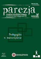 Report from the XXXIV Summer School of Young Pedagogues Maria Dudzikowa "Pedagogy at the University. Contexts - Concepts - Practices" Cover Image