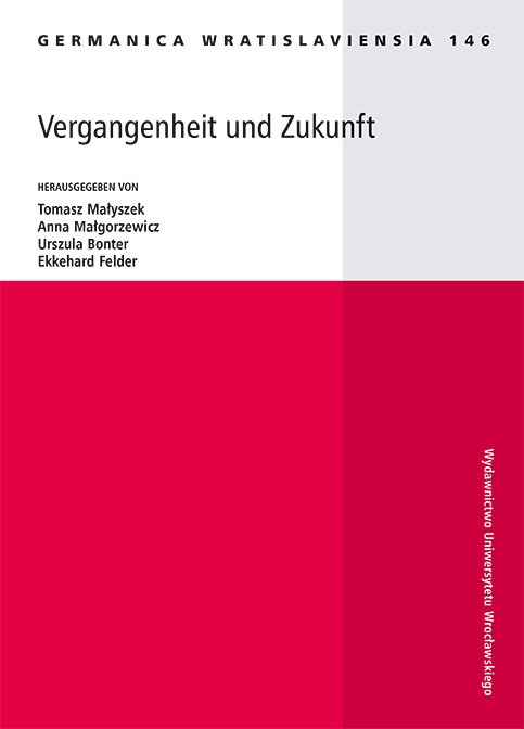 Andrzej Kątny, Katarzyna Lukas, Izabela Olszewska (Hrsg.): „Studia Germanica Gedanensia 41“, Wydawnictwo Uniwersytetu Gdańskiego, Gdańsk 2019, 376 S. Cover Image
