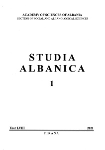 MONOGRAPH “STUDIES IN THE PREHISTORY OF ALBANIA” Cover Image