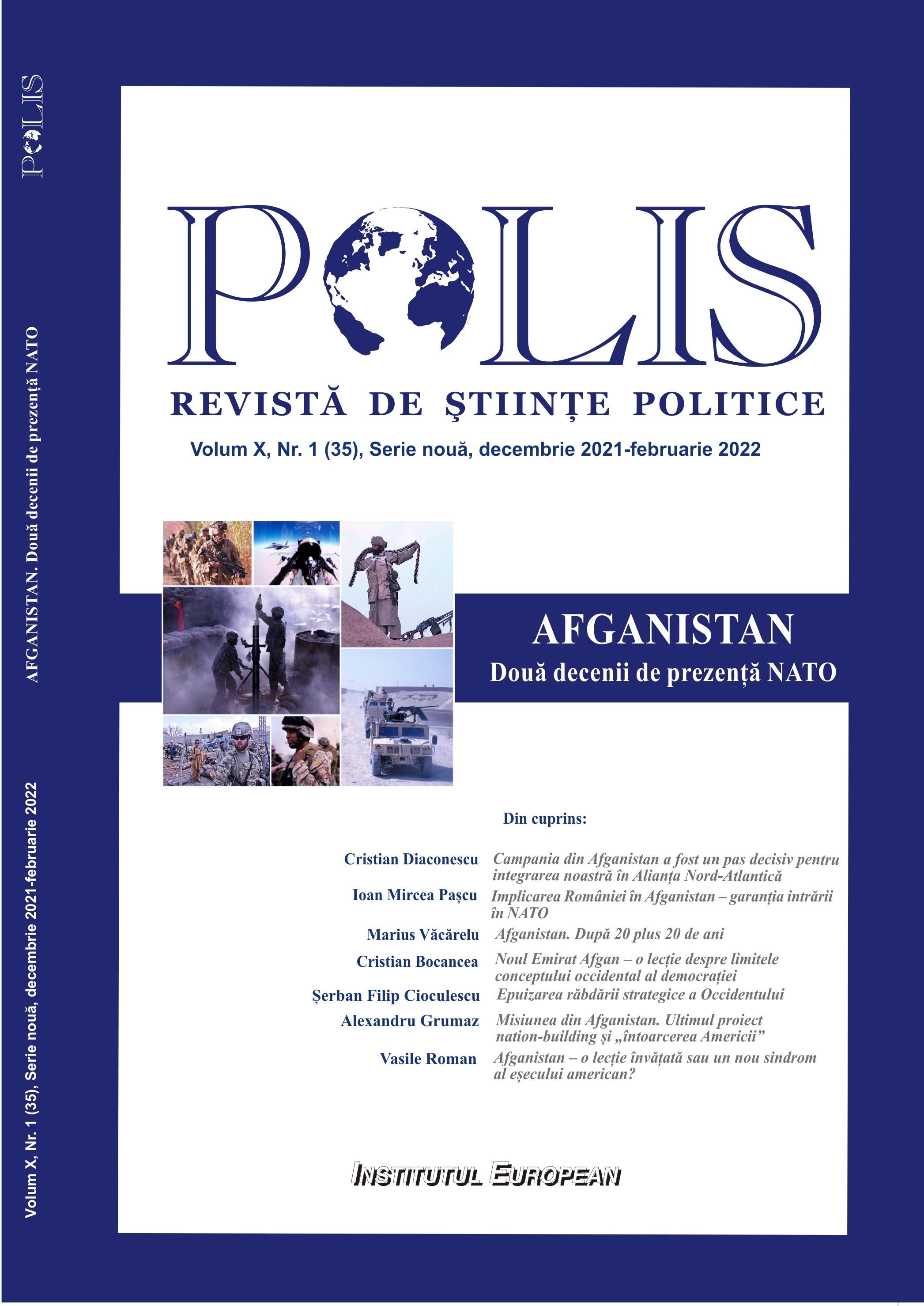 Romania’s participation in the war  in Afghanistan – a necessary evil Cover Image