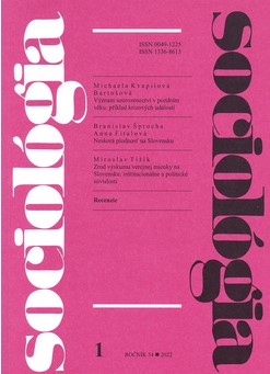 Jiří Šubrt: The Sociology of Time: A Critical Overview