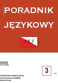 A GENERAL CORPUS AS A MODEL OF A NATURAL LANGUAGE: CORPORA OF PHONIC LANGUAGES AND THE CORPUS OF POLISH SIGN LANGUAGE Cover Image