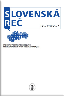 Correlation between the temporal meaning of the antepreterite and the text in Slovak Cover Image