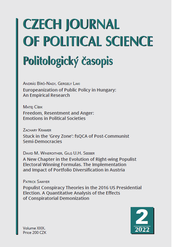 Freedom, Resentment and Anger: Emotions in Political Societies