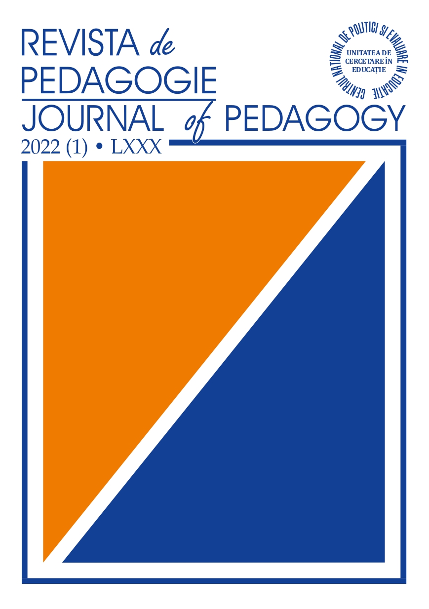 ATTITUDES TOWARDS THE ONLINE EDUCATIONAL ACTIVITY IN ROMANIAN PRE-UNIVERSITY EDUCATION WITHIN THE PANDEMIC CONTEXT Cover Image