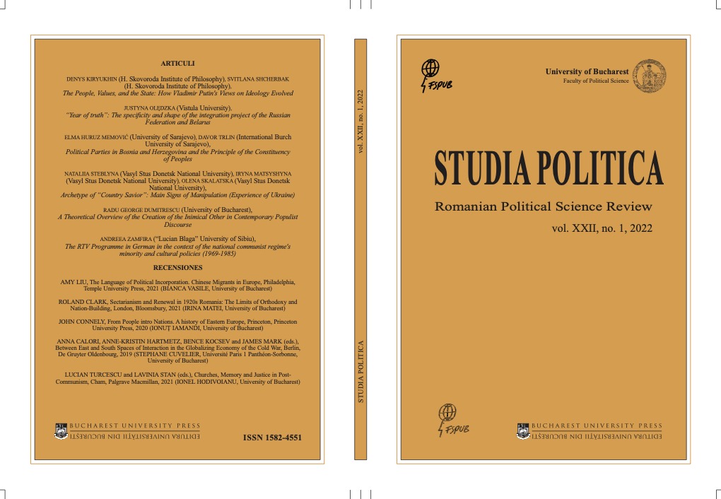 Political Parties in Bosnia and Herzegovina and the Principle of the Constituency of Peoples Cover Image