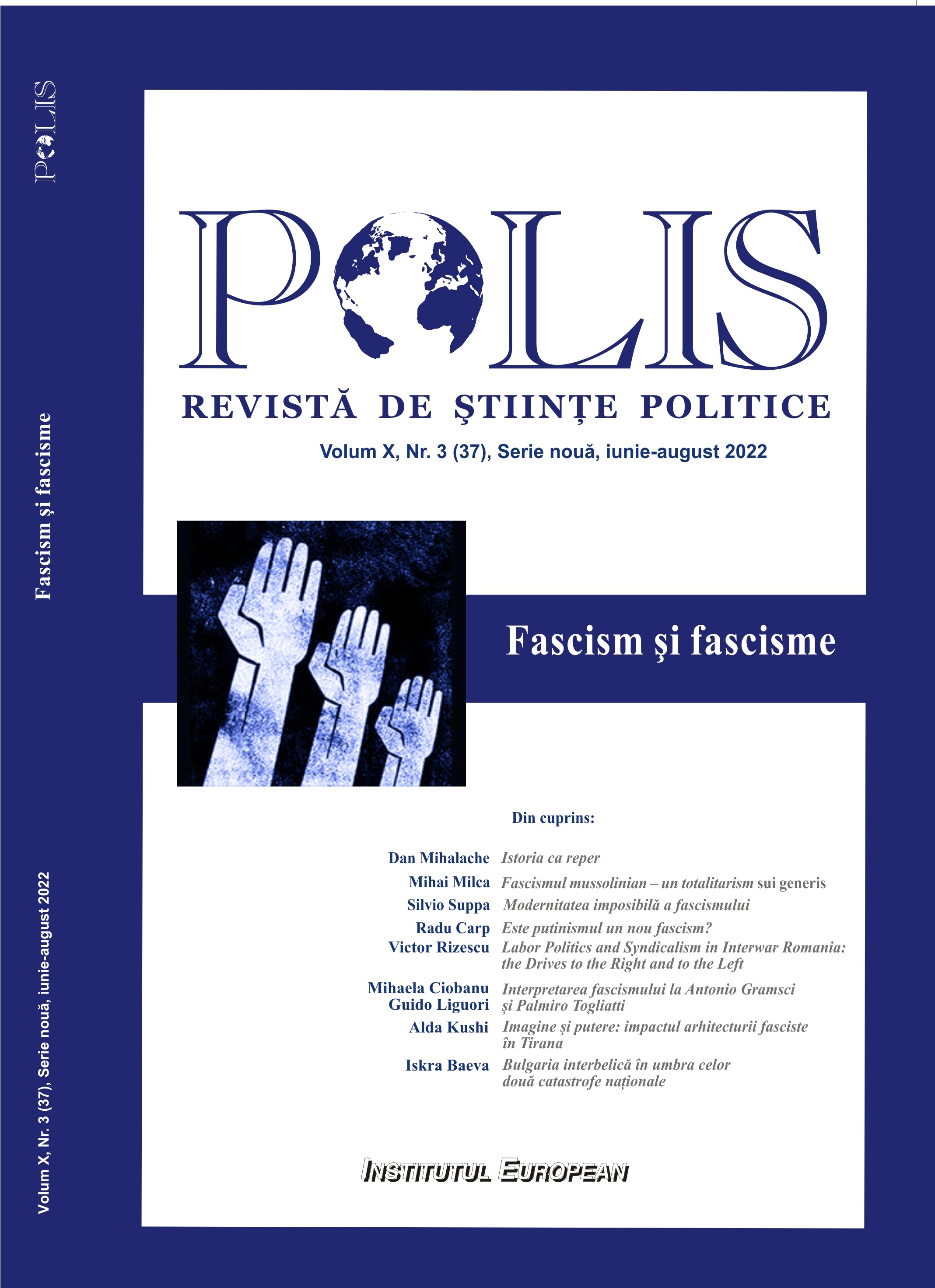 Mussolini’s fascism – a sui generis totalitarianism] Cover Image