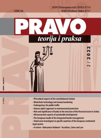 LEGAL RELATIONS BETWEEN LEGAL ENTITIES IN REGARD TO THE LETTER OF CREDIT WITH A REFERENCE TO THE ROLE AND SIGNIFICANCE OF BANKS IN THE STRUCTURE OF THE FINANCIAL SECTOR IN SERBIA Cover Image