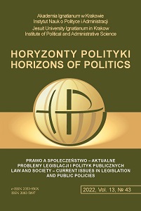 Legal Regulation Making of Social Enterprise in Poland in the Context of Deliberative Democracy Theory Cover Image