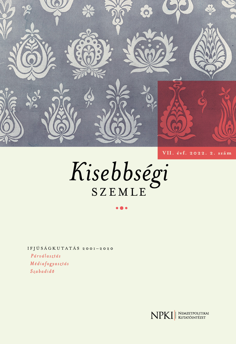 Relationship formation trends of ethnic minority Hungarian youth after the millennium Cover Image