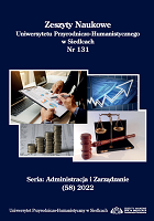 THE USE OF PARTICULAR TOOLS OF MANAGEMENT ACCOUNTING IN BASIC UNITS OF LOCAL GOVERNMENT Cover Image