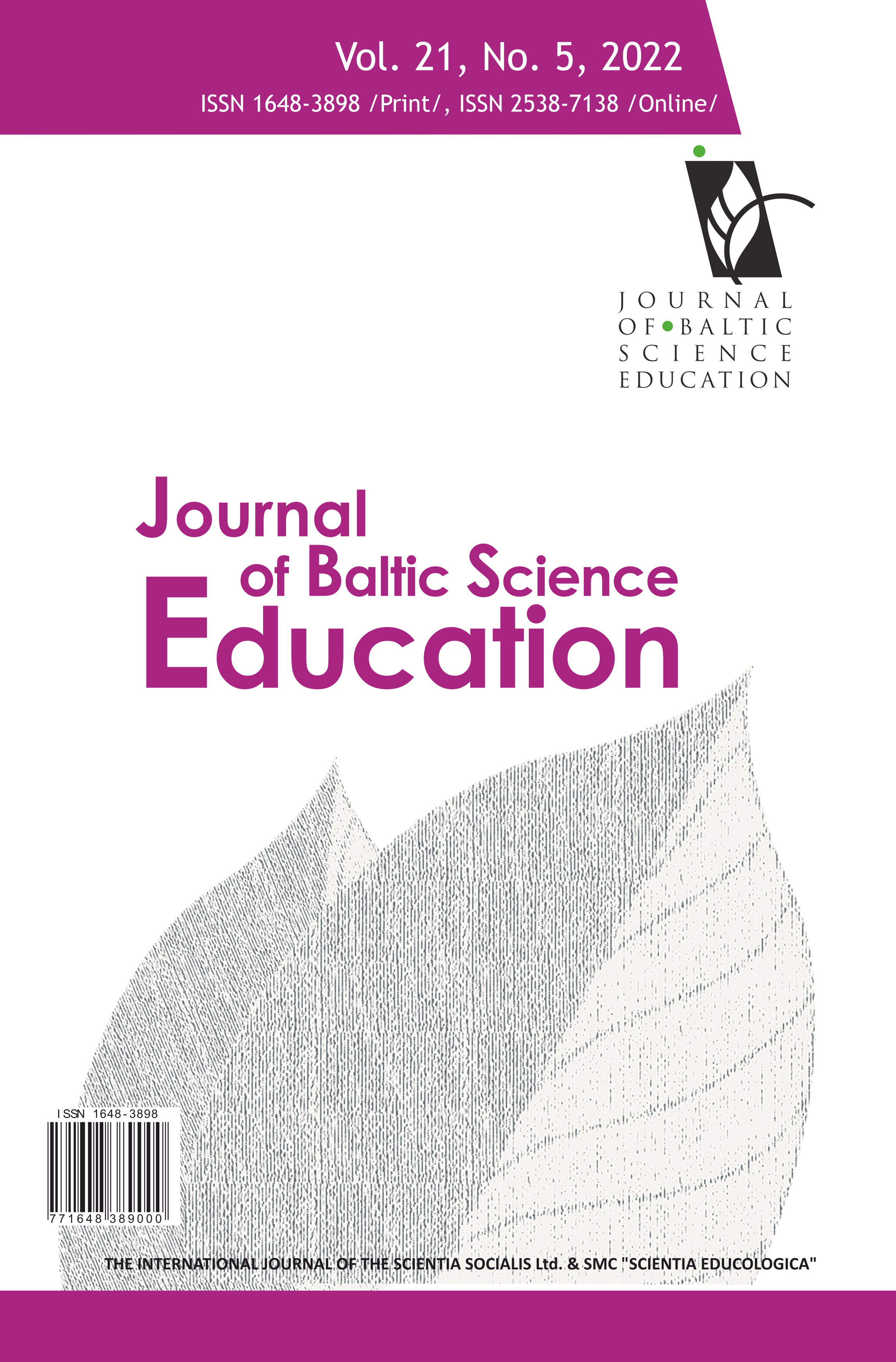 MULTILEVEL LATENT PROFILE ANALYSIS OF ESTONIAN SECONDARY SCHOOL STUDENTS' CAREER EXPECTATIONS WITH SCIENCE ACHIEVEMENT AND GENDER AS COVARIATES Cover Image