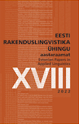 POS-TAGGING TARTU CORPUS OF ESTONIAN LEARNER ENGLISH WITH CLAWS7 Cover Image