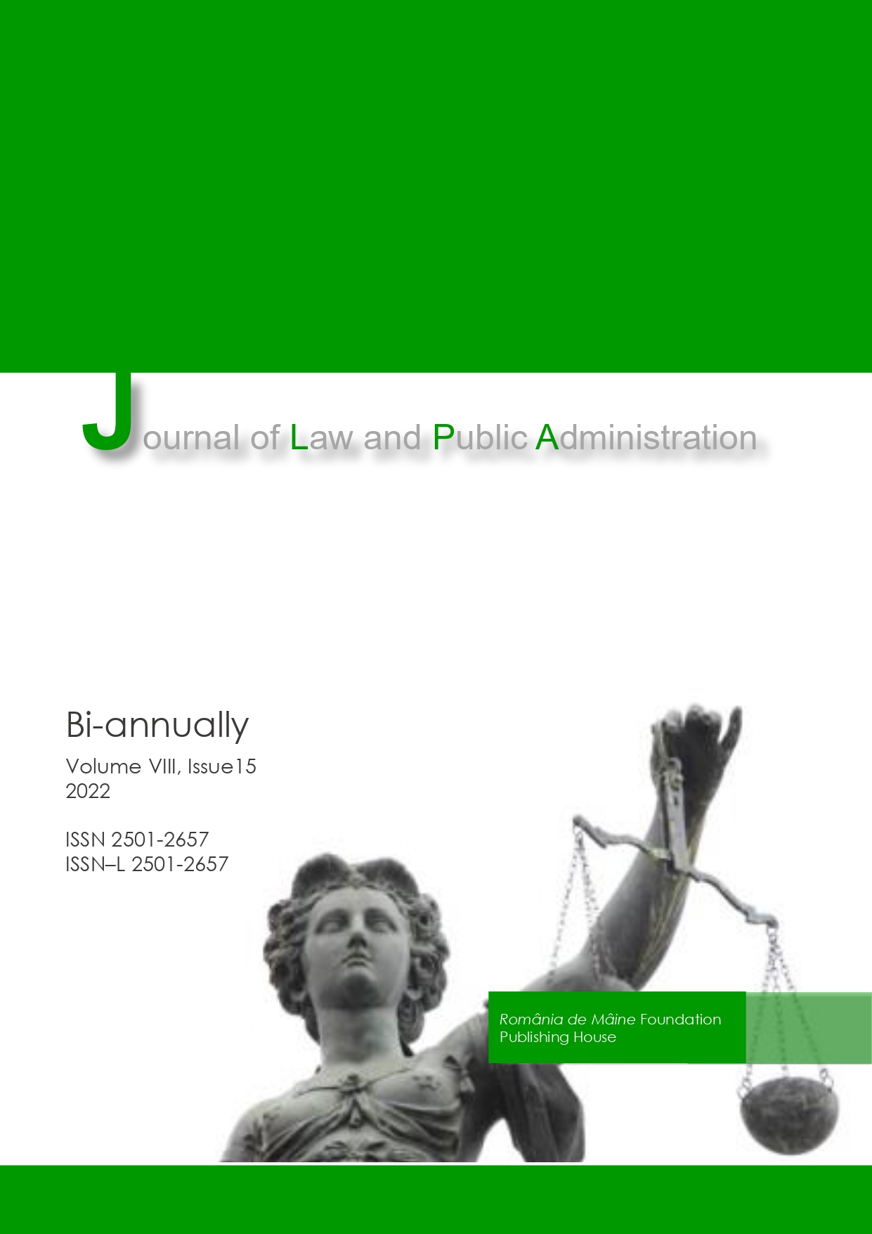 Protocol no.16 to the European Convention on Human Rights and Its Implementation through the Law no. 173/2022 Cover Image
