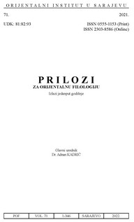 BIBLIOGRAPHY OF WORKS OF PROF. DR. EKREM ČAUŠEVIĆ Cover Image