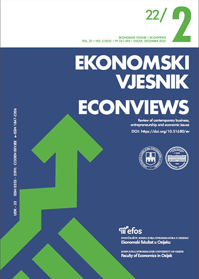 The impact of Covid-19 on liquidity management in small and medium-sized trade businesses: The Croatian case Cover Image