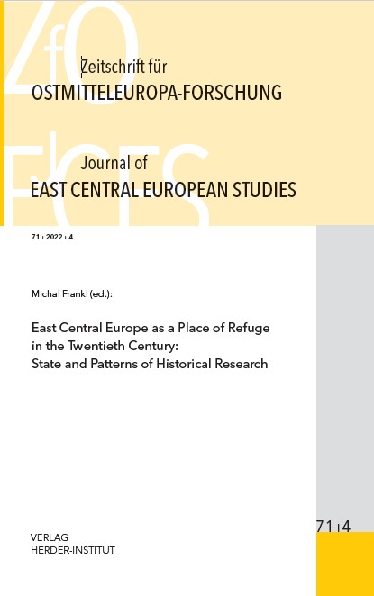 Refugees and the “Other Hungary”: The Historiography of the Reception of Refugees in Twentieth-Century Hungary Cover Image