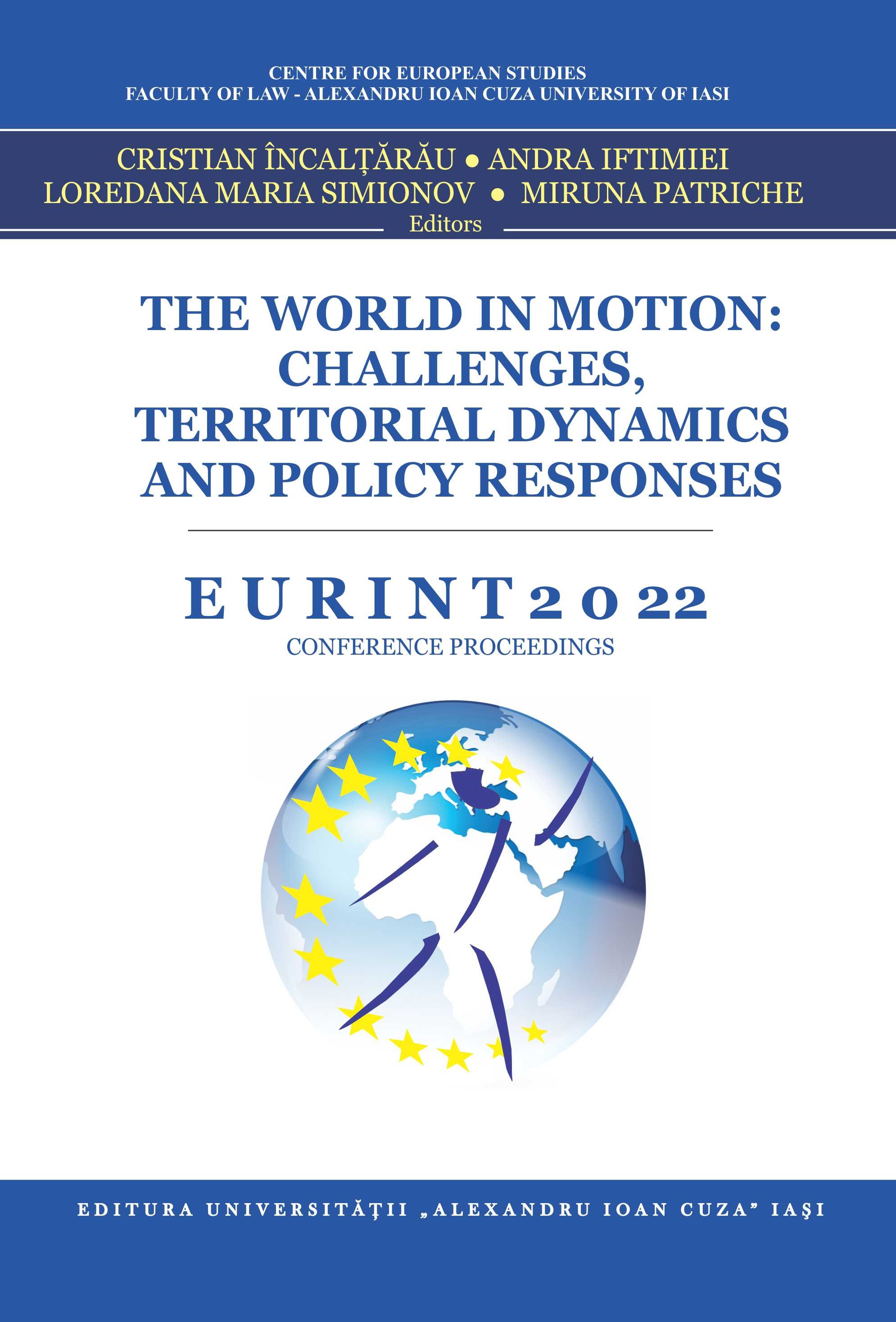THE ROLE OF INTERNATIONAL ORGANIZATIONS IN THE EUROPEAN TERRITORIAL CHANGES OF THE PAST 30 YEARS Cover Image
