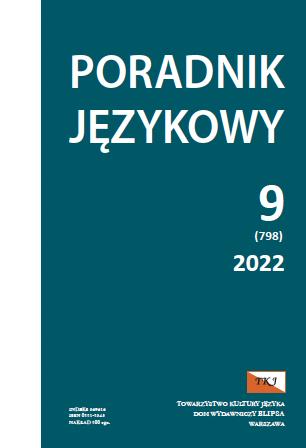 Zoonyms from the Vilnius Region as a reflection of linguistic and cultural contacts Cover Image