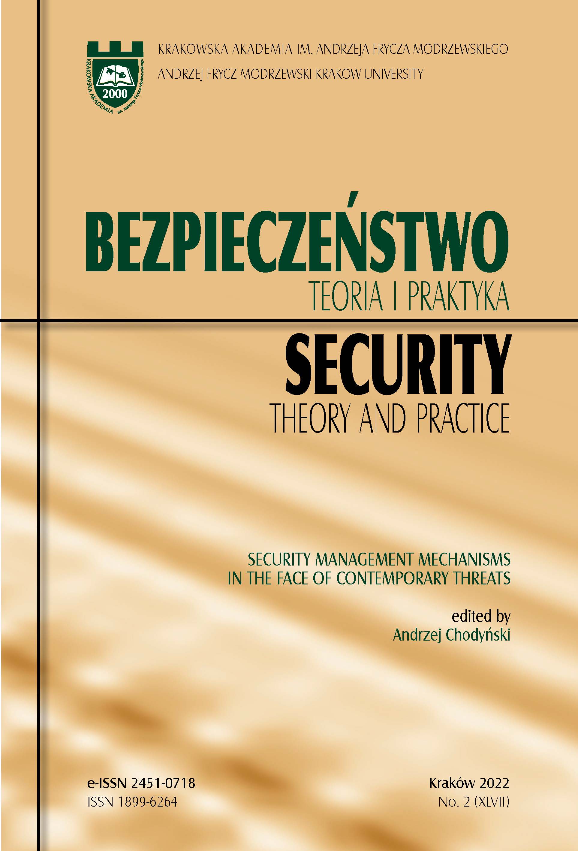 Security management mechanisms in the face of contemporary threats: Introduction
