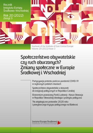 Civil society and attitudes towards political institutions in the Czech Republic Cover Image