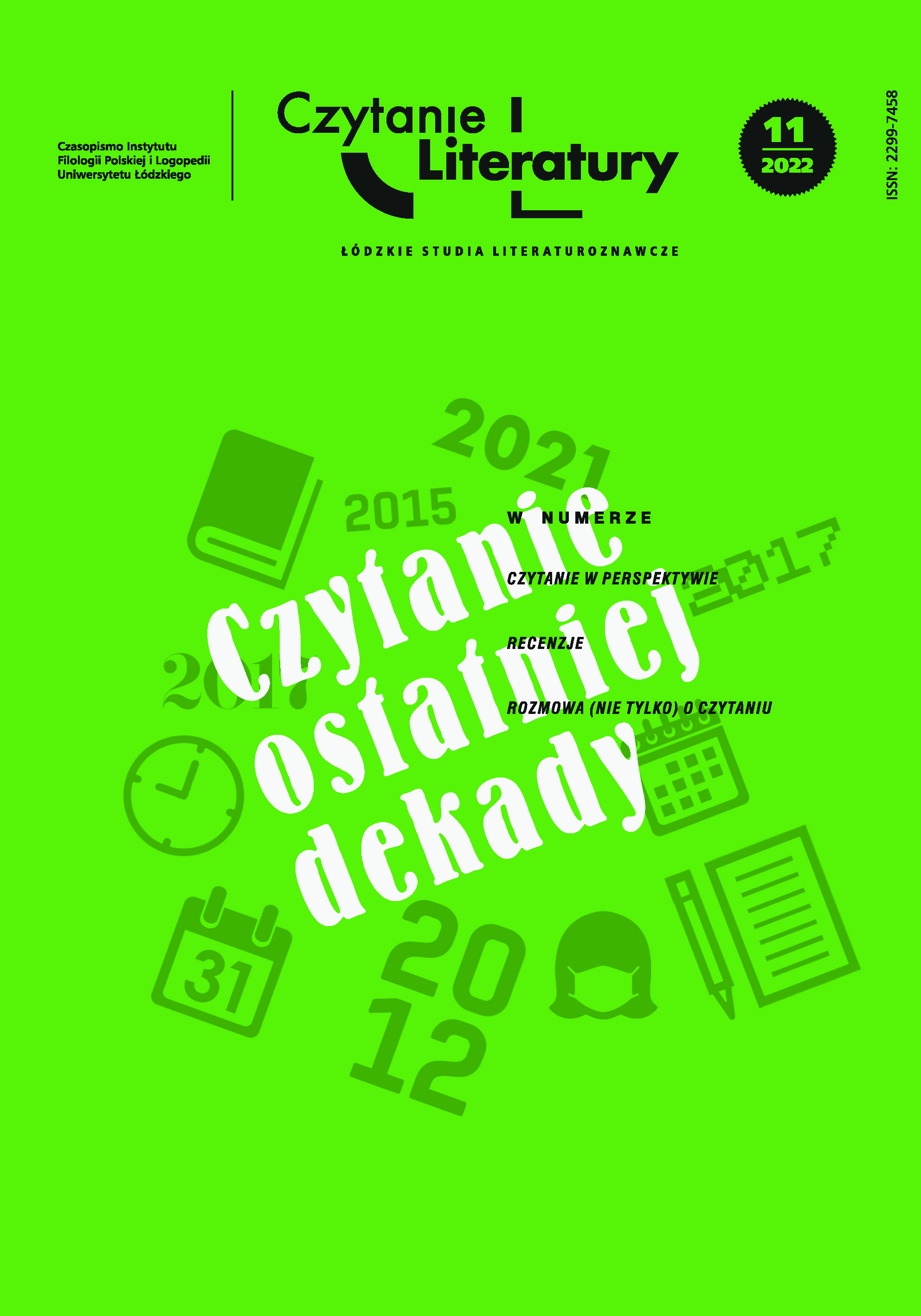 Conversion Techniques in Contemporary Polish Prose. An Attempt to Use an Anthropotechnical Model of Interpretation Cover Image