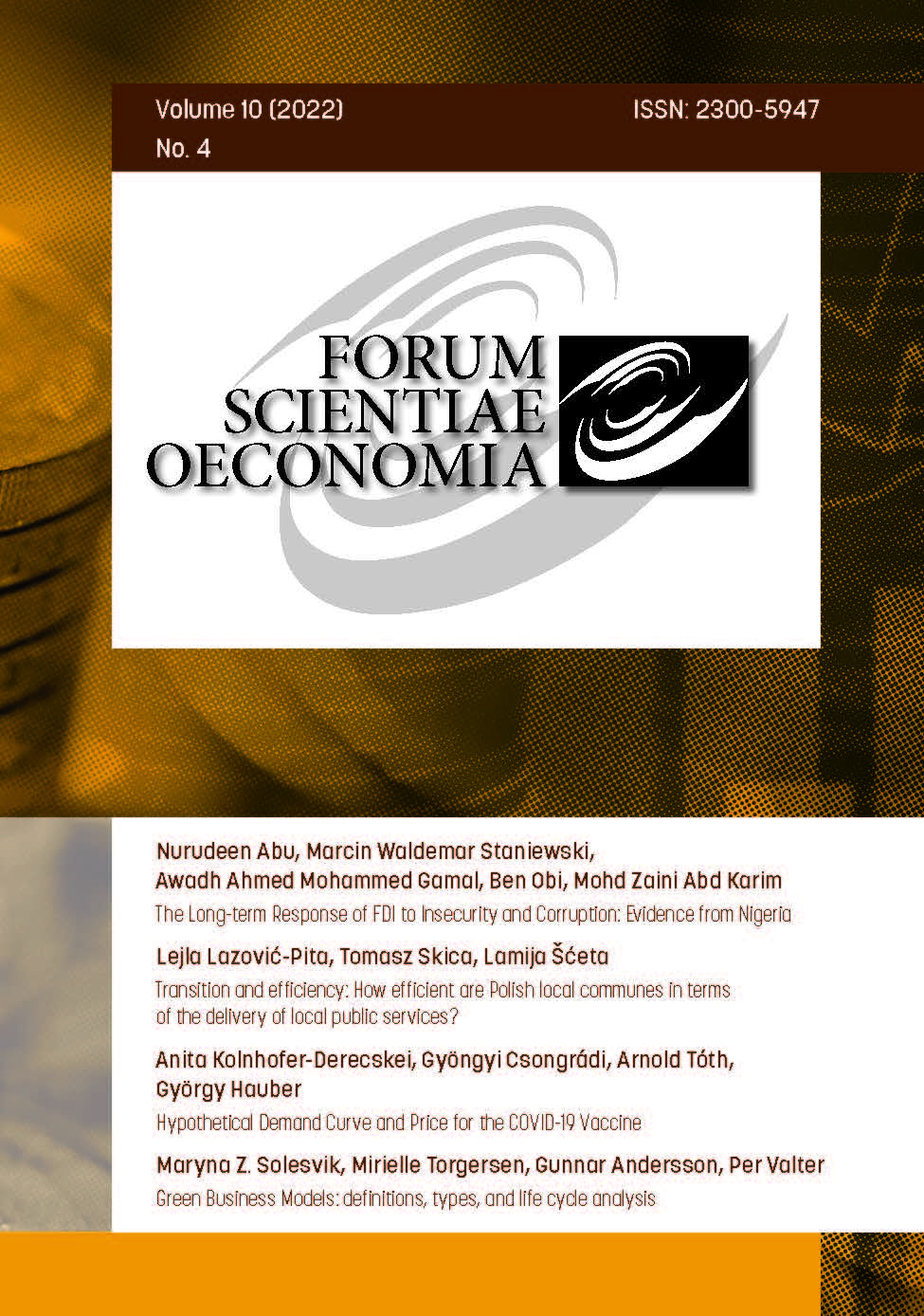 The long-term response of FDI to insecurity and corruption: evidence from Nigeria Cover Image
