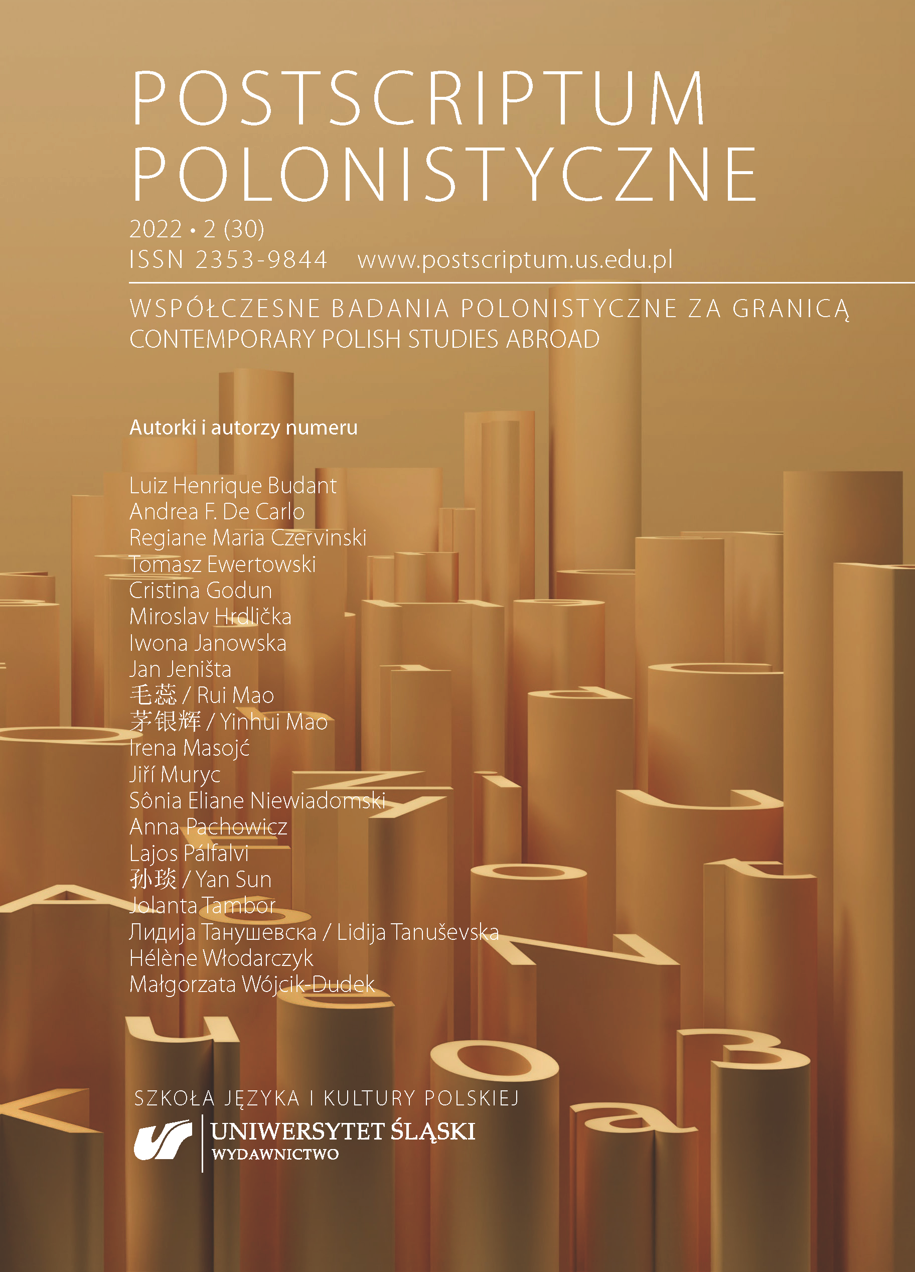 Teaching and Learning of the Polish Language in Brazil in the Pandemic Context: Challenges and Possibilities Cover Image