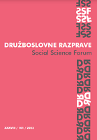 Social Policy and Concept of Social Work in Slovenia in the First Years after the Second World War Cover Image