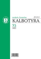 A parallel corpus-based study of the French verb tomber ‘to fall’: Its semantic plurivocity and equivalents in Polish and Lithuanian Cover Image
