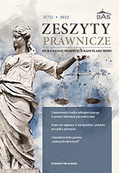 Adjudication on Discontinuance of Criminal Proceedings and Ordering a Stay in a Psychiatric Institution as a Precautionary Measure. An Analysis
in the Context of the Constitutional Principle of Equality and the Directives of Proper Legislation Cover Image