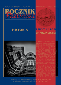 Tenement houses in Franciszka Smolki Street in Przemyśl – functional and architectural issues of multi-family houses in the 1852–1914 period Cover Image