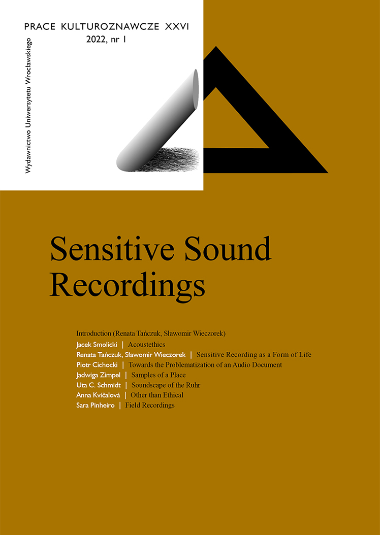 Soundscape of the Ruhr: Sensitive Sounds. Between Documentation, Composition and Historical Research