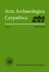 Settlement patterns of the Prehistoric and Early Historic communities in the Kańczuga Upland