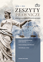 Assessment of the postulate of extending the constitutional protection to the Polish sign language Cover Image