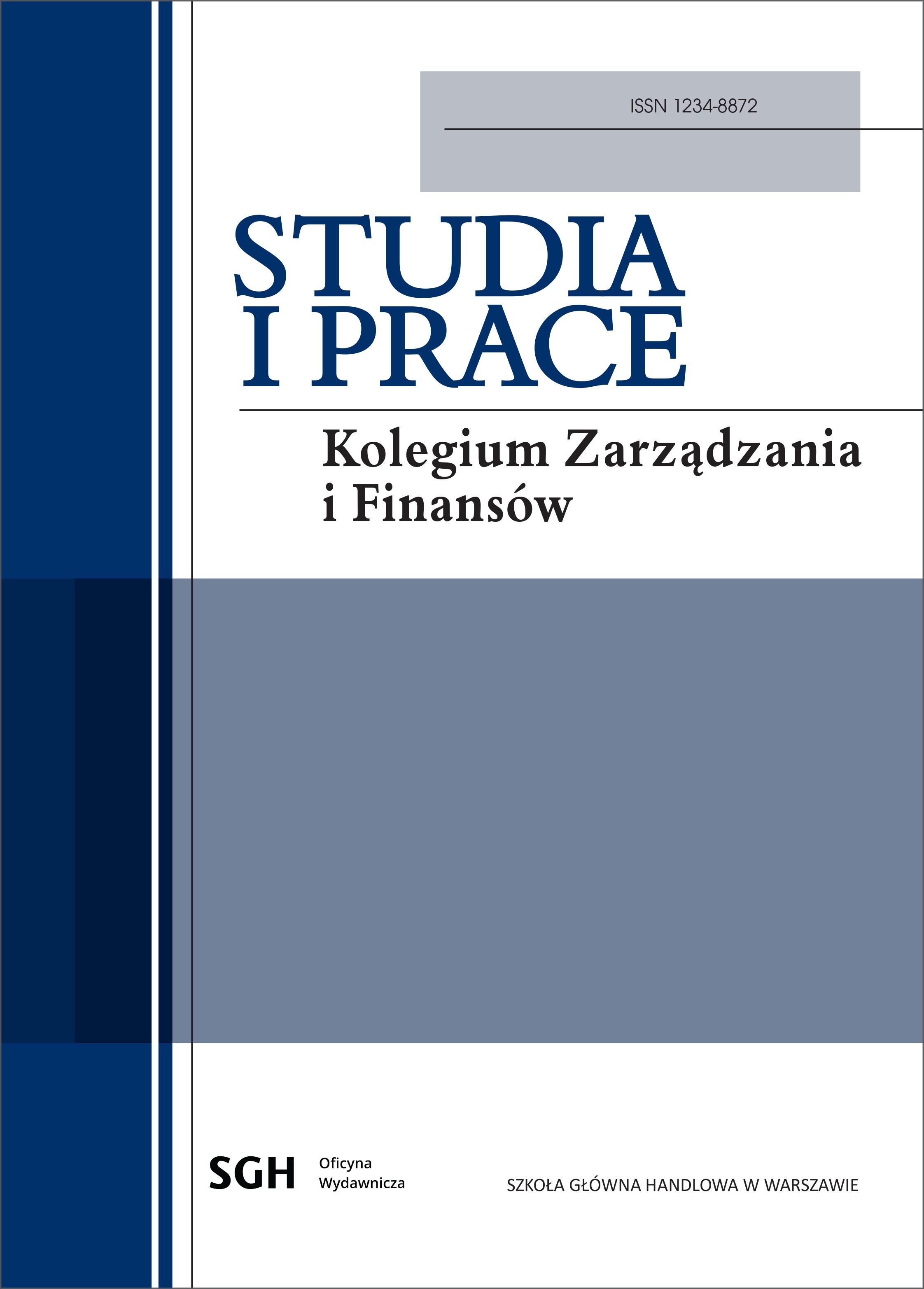 The Structure of Innovation Portfolio of Large Enterprises in Poland Before and During the Global Pandemic Cover Image