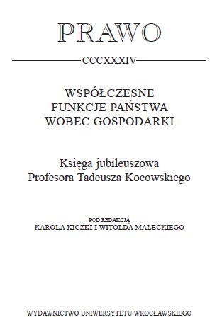 Wykaz najważniejszych publikacji Profesora Tadeusza Kocowskiego