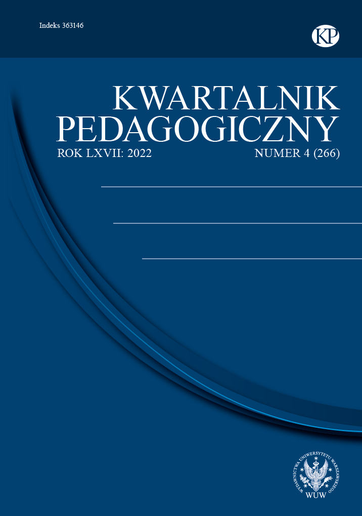 THE THOUGHT OF JANUSZ KORCZAK/ HENRYK GOLDSZMIT IN THE CONTEXT OF CIVIC DEBATES ON EDUCATION IN POLAND AND DISCUSSIONS OVER THE IMPLEMENTATION OF CHILDREN’S DEMOCRATIC RIGHTS IN EDUCATION Cover Image