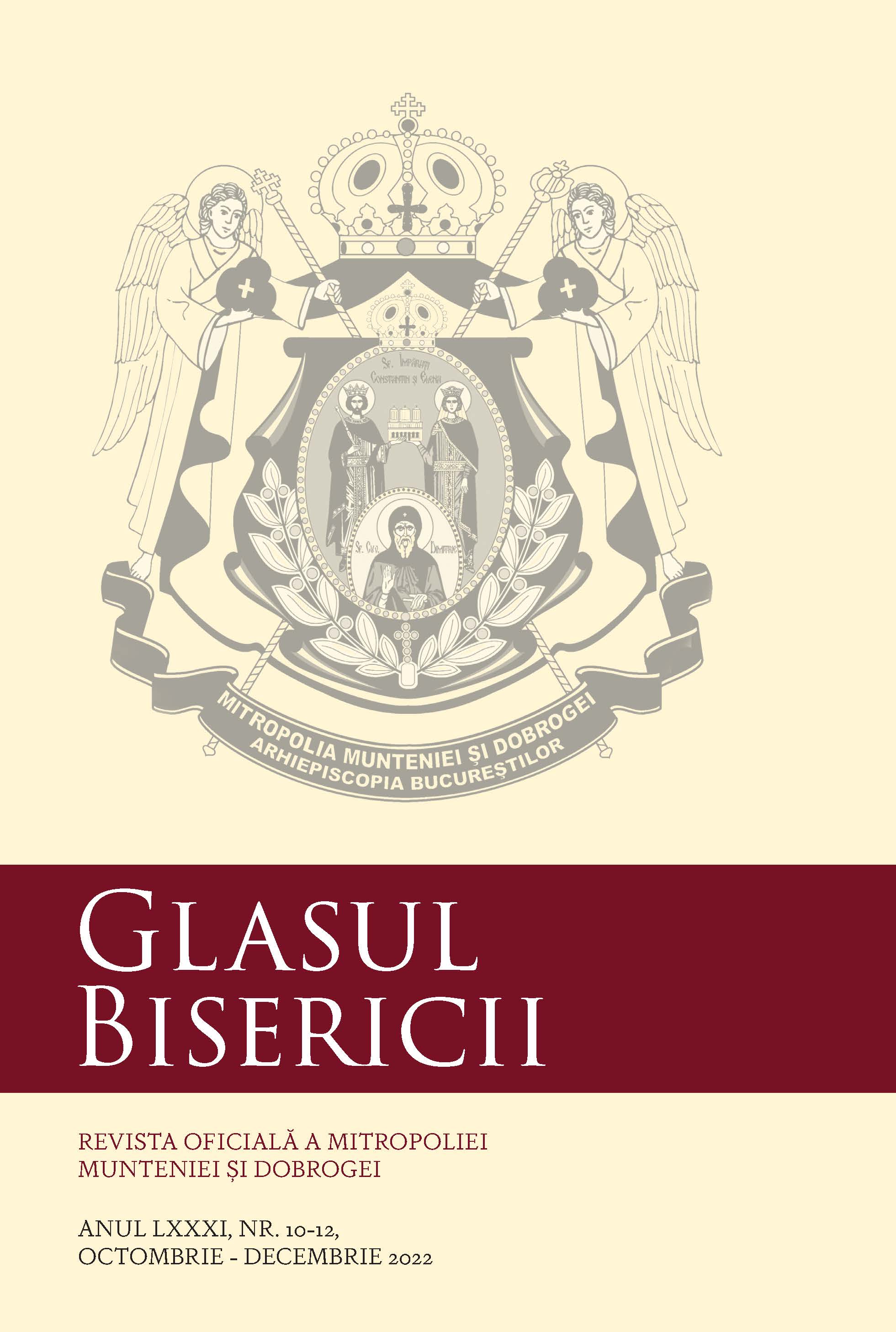 Three Decades since the Reactivation of the Metropolitanate of Bessarabia. Unpublished Documents Cover Image