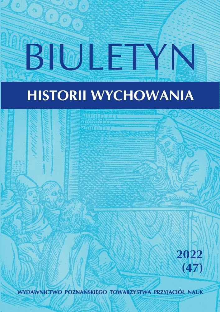 Education of lateral lines of the Radziwill family in the 18th century. A marker of social status or a chance for advancement? Cover Image