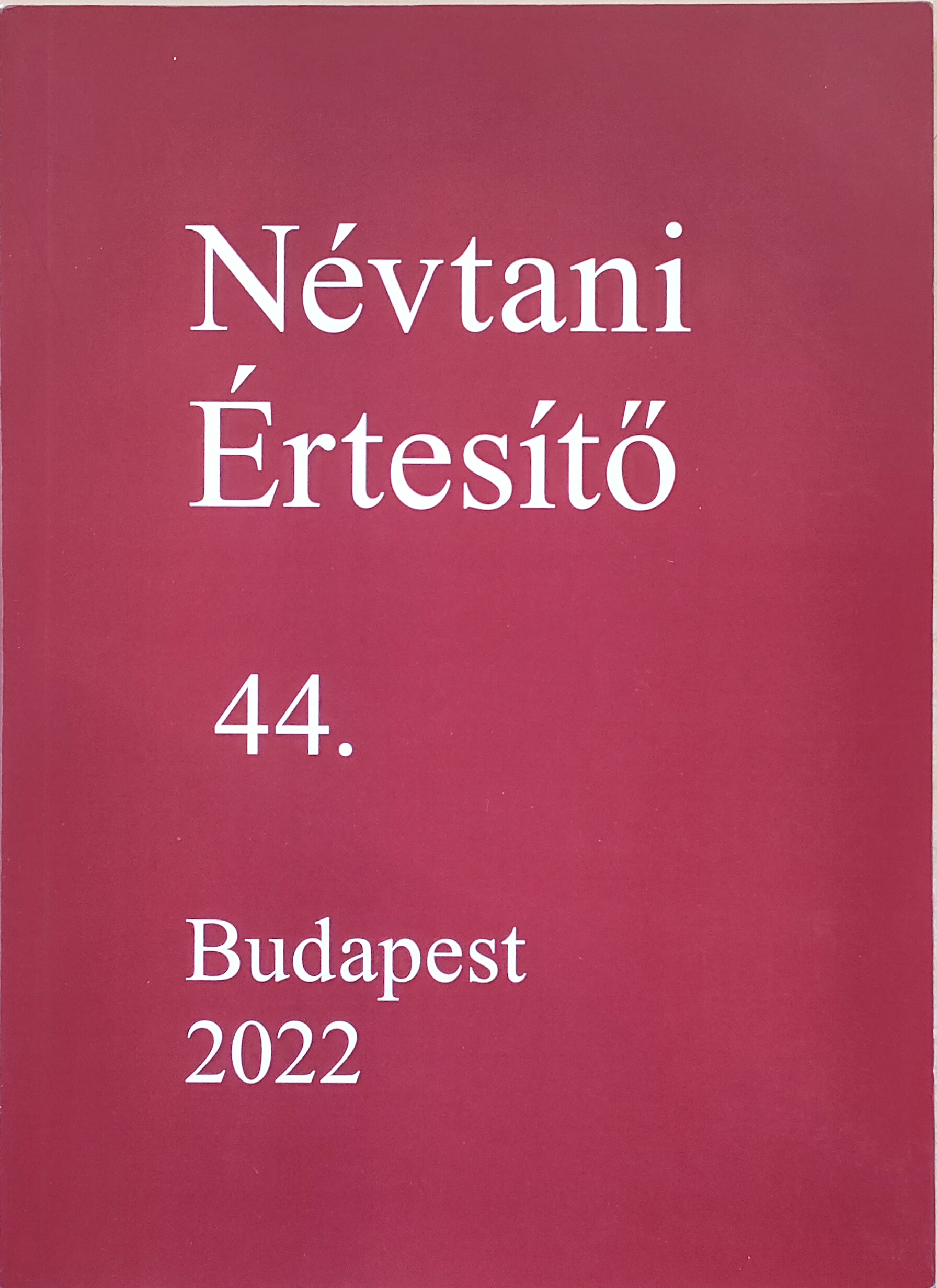 Ildikó Posgay (1947–2022) Cover Image