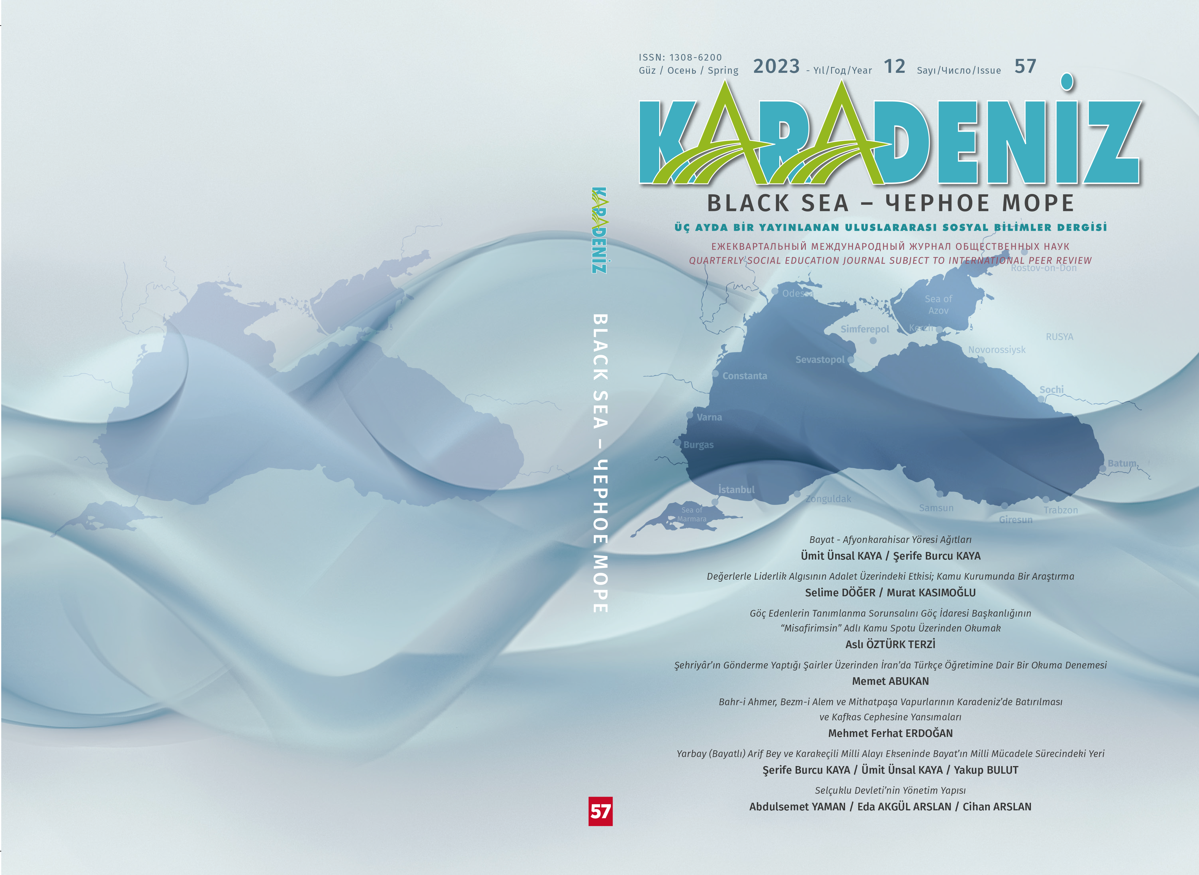 THE SINKING OF BAHR-I AHMER, BEZM-I ALEM AND MITHATPAŞA FERRIES IN THE BLACK SEA AND THEIR REFLECTIONS ON THE CAUCASIAN FRONT Cover Image
