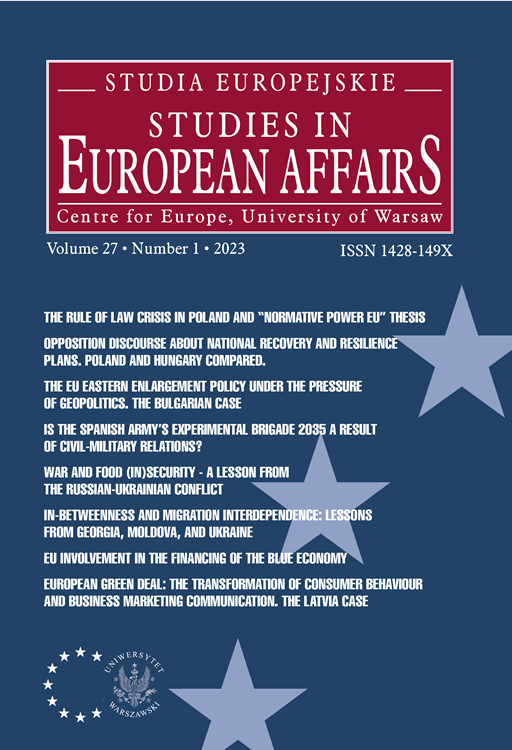 The Rule of Law Crisis in Poland and “Normative Power EU” Thesis: Challenges and Implications Cover Image
