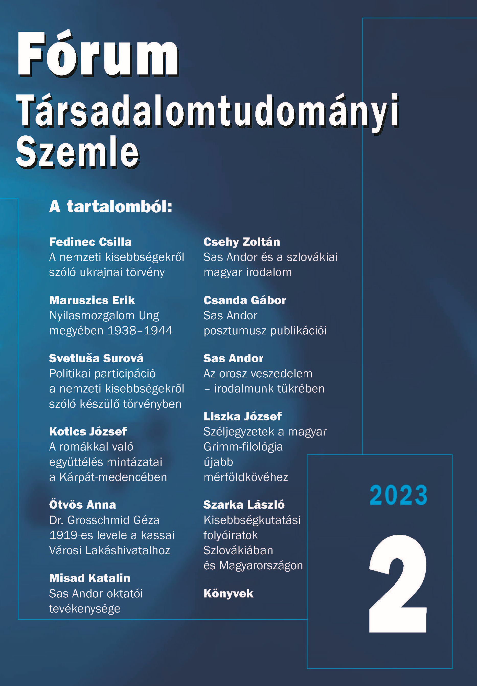 Andor Sas and the Hungarian Literature in (Czecho)Slovakia Cover Image