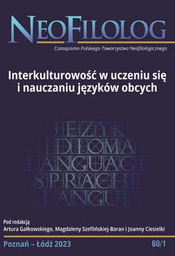 The target recipient in the intercultural training of mediation skills (based on examples of the translations of Chinese students of Polish language and culture) Cover Image