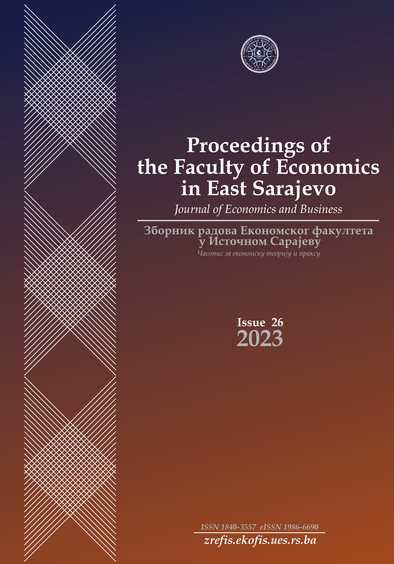 THE EFFECT OF CAPITAL EXPENDITURE IN THE FORM OF FIXED ASSETS ON ECONOMIC GROWTH IN THE REPUBLIC OF SERBIA Cover Image